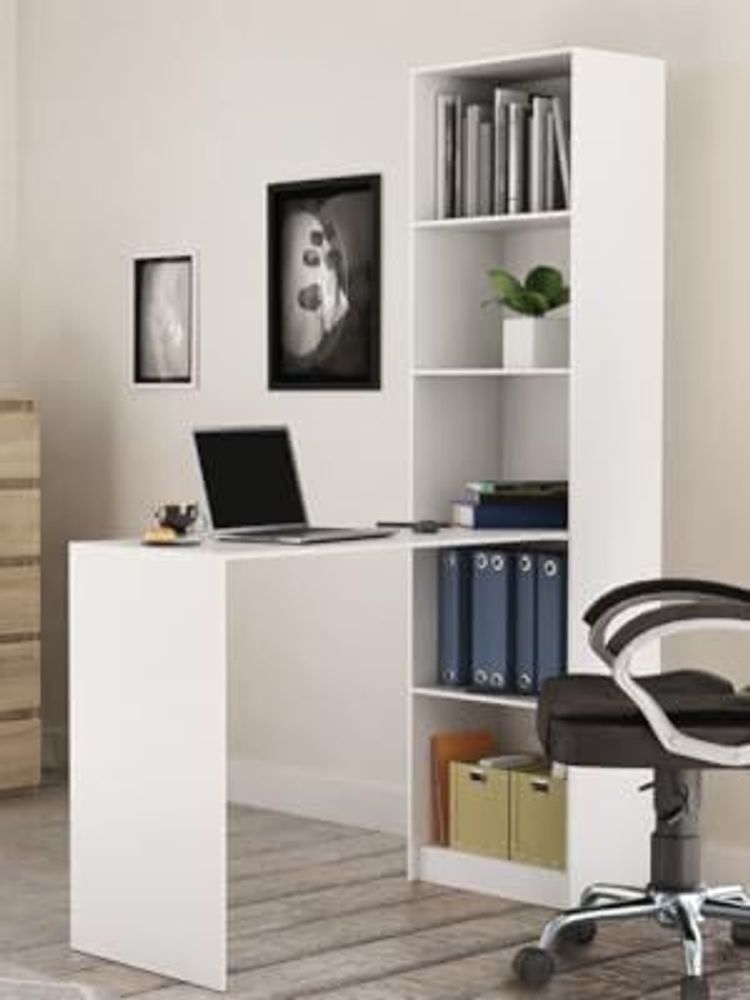 VBChome Schreibtisch 130 x 50 x 76 cm Schwarz Schreibtisch mit 7 Schubladen Computer-Schreibtisch Bürotisch Computertisch Arbeitstisch PC-Tisch