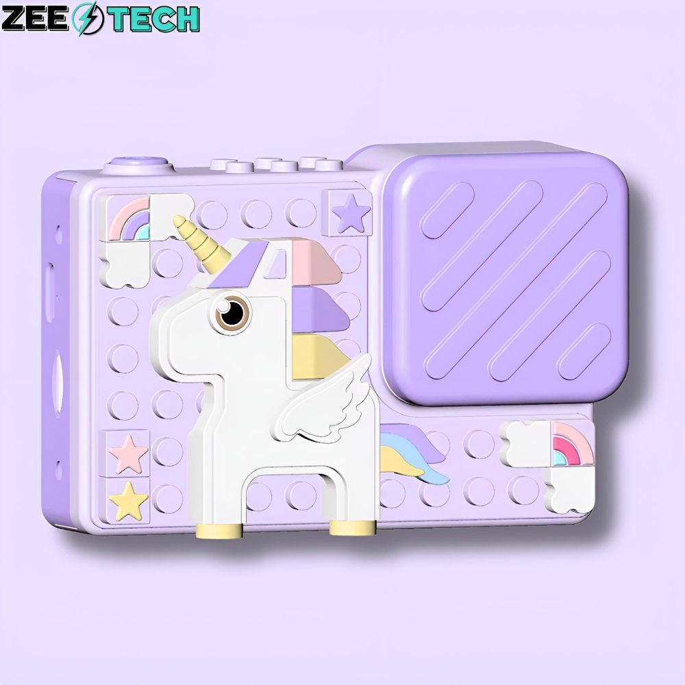 Digitale Kinderkamera 40Mp Selfie-Kamera Spiele + 32Gb Karte