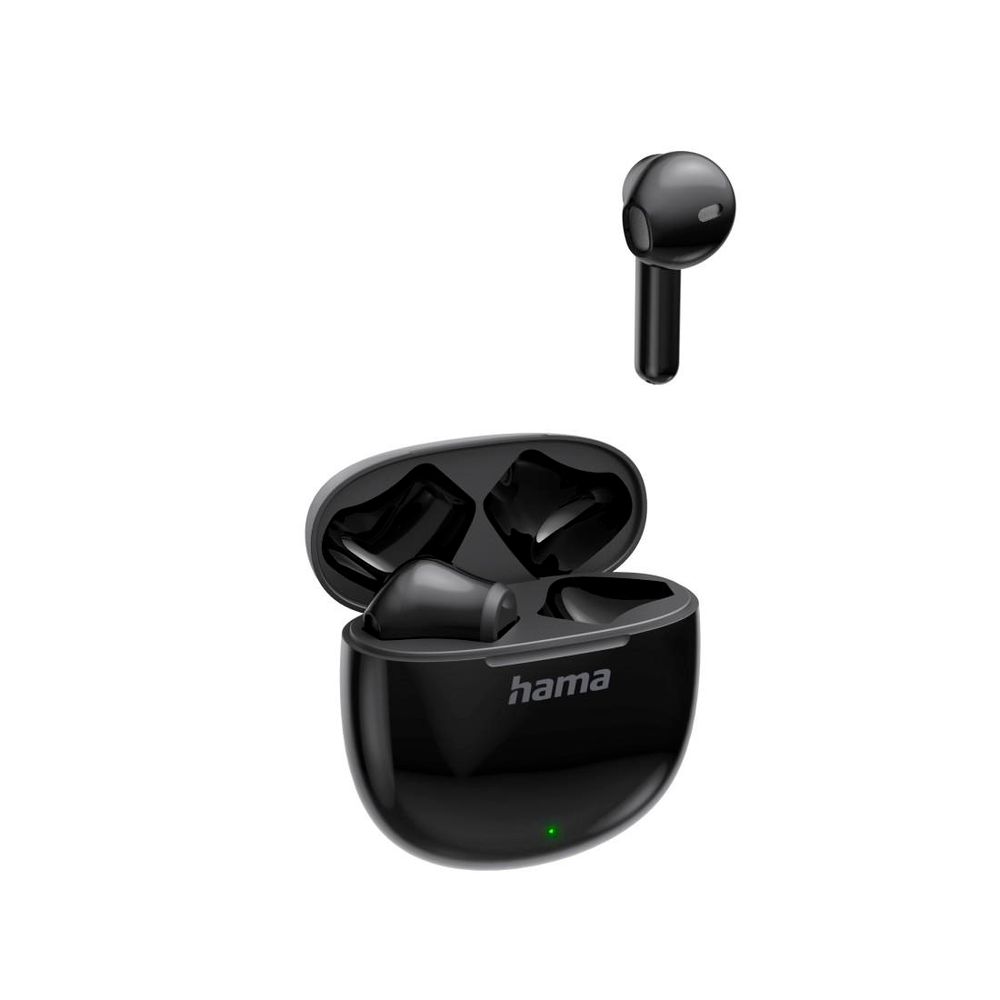 Hama Bluetooth-Kopfhörer Action One, TWS Earbuds, Schwarz