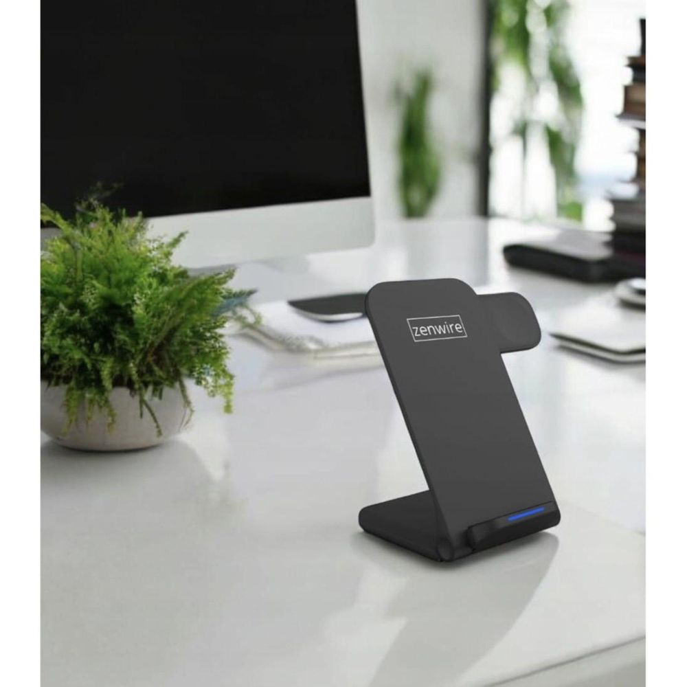 Ładowarka indukcyjna - ładowarka bezprzewodowa - 3 w 1 - USB-C - do Apple Samsung - do Smart Watch - QI - 15 W