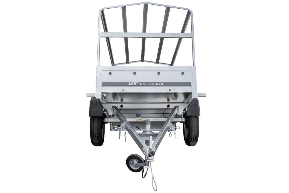 Tieflader Pkw Anhänger Garden Trailer 200 KIPP 200x106 cm 750 kg [mit Hochspriegel, Hochplane und Stützrad]