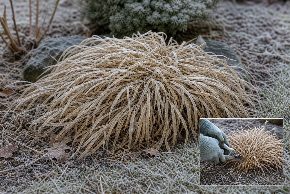 Japanisches Berggras: Topfgröße, Wuchs in drei Jahren, kniehoch, Pflanzabstand