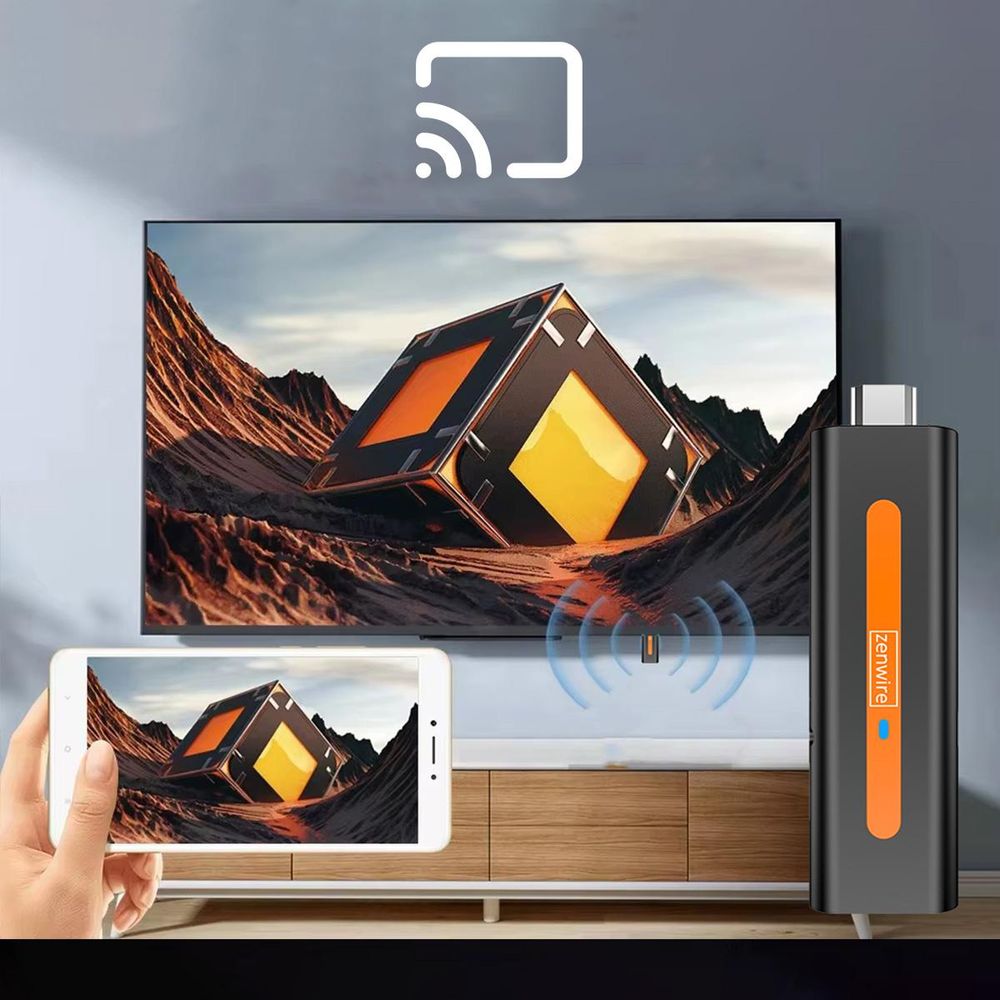 Multimedia-Player - Zusatzgerät - Android 14 Smart TV Stick Box WiFi 2/16 - Schwarz - 2 GB RAM