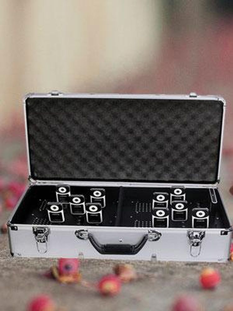 Retekess TT006 Tragbare 64-Positionen-Ladekoffer-Ersatzbox für das drahtlose Reiseleitersystem Retekess T130 T131 TT106