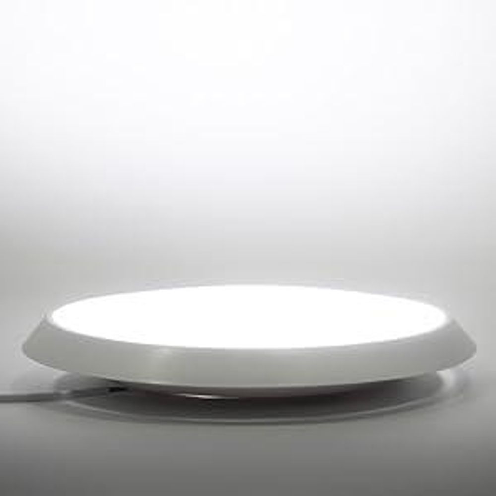 ZMH LED Deckenleuchte mit Bewegungsmelder Deckenlampe Weiß 15W Neutralweiß Flurlampe IP44 15W 30cm für  Garage Werkstatt  Küchen Hotel