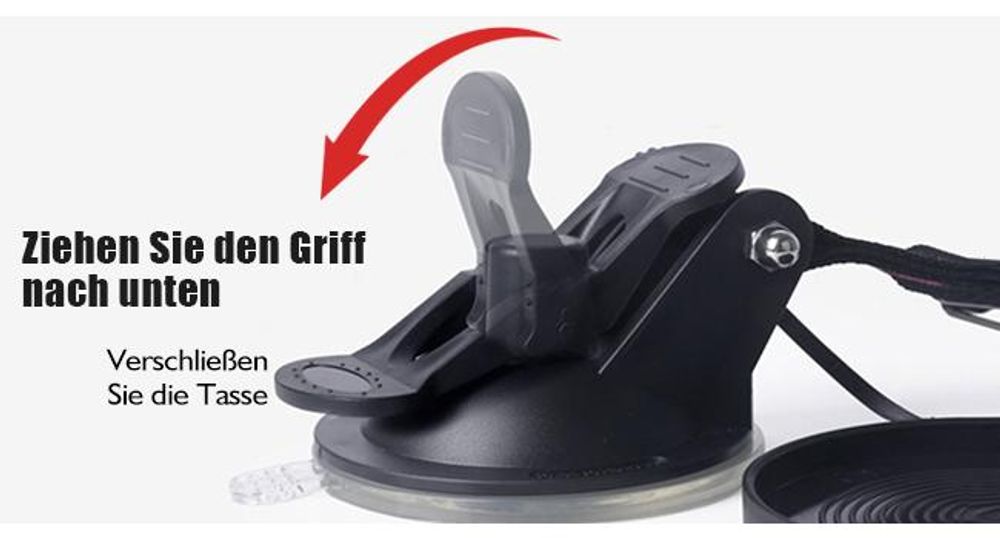 Saugnapf Haken, 4er Set Saugnapf, Vakuum Saughaken, Extra Stark Saugnäpfe, Mehrzweck für Camping, Wohnmobil, Zelt & Markise