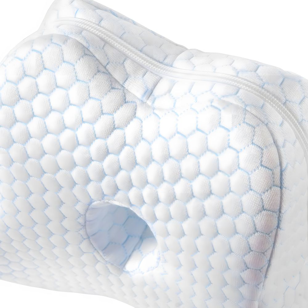 Orthopädisches Kniekissen für Seitenschläfer, Memory-Schaum, ergonomisch, atmungsaktiv, Besseren Schlaf und Druckentlastung bei Knie und Rücken Retoo