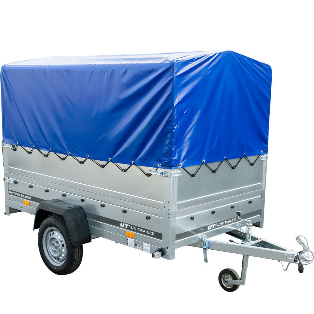 Führerschein B Anhänger GARDEN TRAILER 230 KIPP mit Stützrad, zusätzlichen Bordwänden, Hochplane und Hochspriegel H800