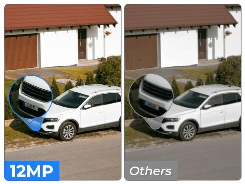 Reolink RLC-1212A, 6K 12MP PoE Überwachungskamera, Spotlight, Farbnachtsicht, Personen-/Fahrzeug-/Haustiererkennung,  2-Wege-Audio, Sirene, IP67
