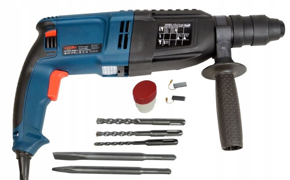 Schlagbohrmaschine 2600W mit Koffer und Zubehör Bohrmaschine Schlagbohrer SDS+ Neu