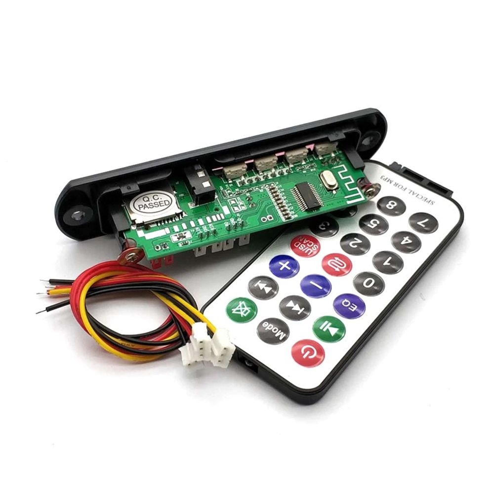 Autoradio Audio Board Bluetooth Adapter Multimedia KFZ Transmitter Kfz-Empfänger LCD AUX 3.5mm 7V-12V Modul USB Ladegerät FM Radio Unterstützt Retoo