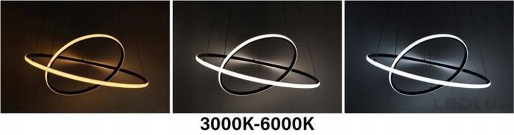 LED-Hängeleuchte Lynx mit Funktionen für Lichtfarbe und Helligkeit