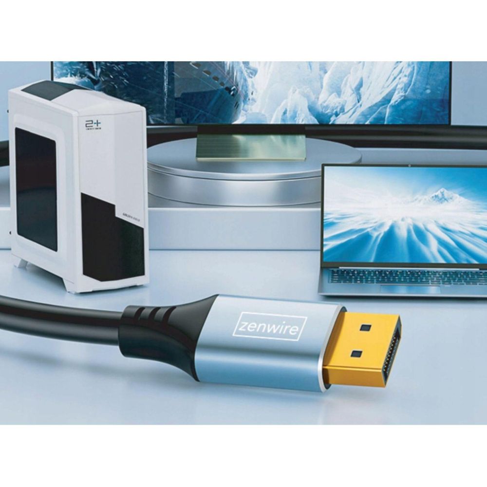 Kabel - Display Port 1.4 2K 4K 144 Hz 8K 60 Hz - DisplayPort für TV, PC, Monitor - Kabel - 3 m