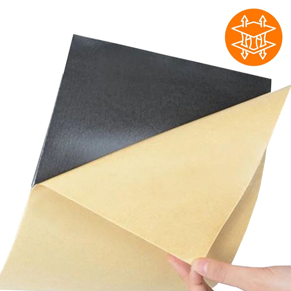 Garagen-Wandschutz selbstklebend 40x20x1,5 cm, Türkantenschutz aus EVA-Schaum, Waffelstruktur für Stoßdämpfung, EVI GARAGE, Schwarz