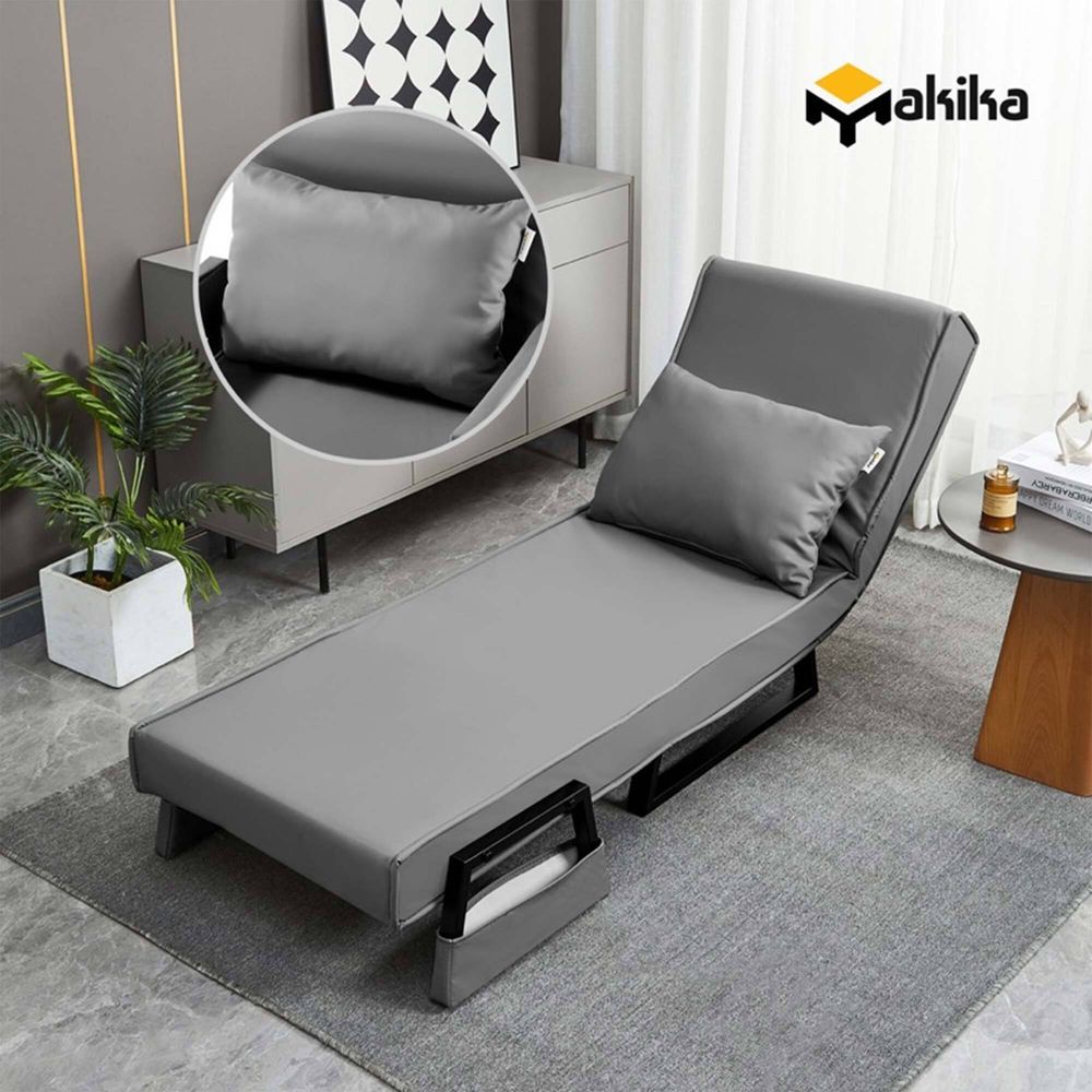 Makika Schlafsessel Schlafsofa Rio klappbar - in Grau