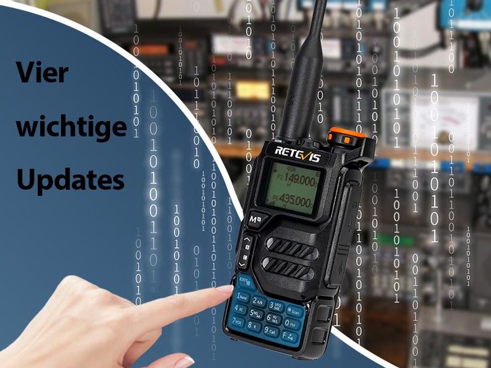 Retevis RA79 Amateurfunkgerät, 5W Air-Band-Empfang Ham Radio, 1400-mAh-Akku-Handfunkgerät für Jagd, Reisen, Wandern, Fernfunkgerät (1 Stück)