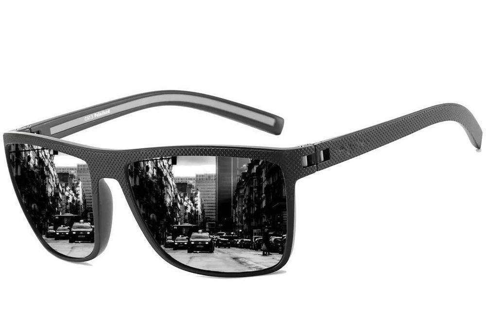 Herrenbrille - Polarisierte Herrensonnenbrille - Stilvolle Sonnenbrillen - Schwarze Brille - Schutz vor Blendung - Hochwertige Herrenbrille