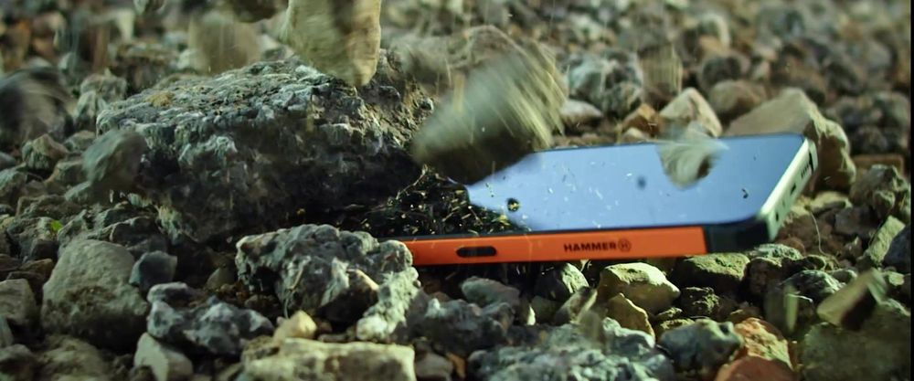HAMMER CONSTRUCTION 2 THERMAL 5G 8/256 GB  robustes Smartphone mit Wärmebildkamera, Schutzklasse IP69