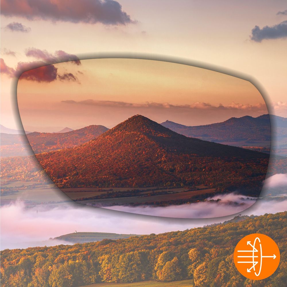 Sonnenbrille Herren Polarisiert UV400, Silber Verspiegelt Holz Sonnenbrille Nerd-Stil, Walnussholz-Bügel inkl. Etui & Zubehör, EVI DESIGN Silver