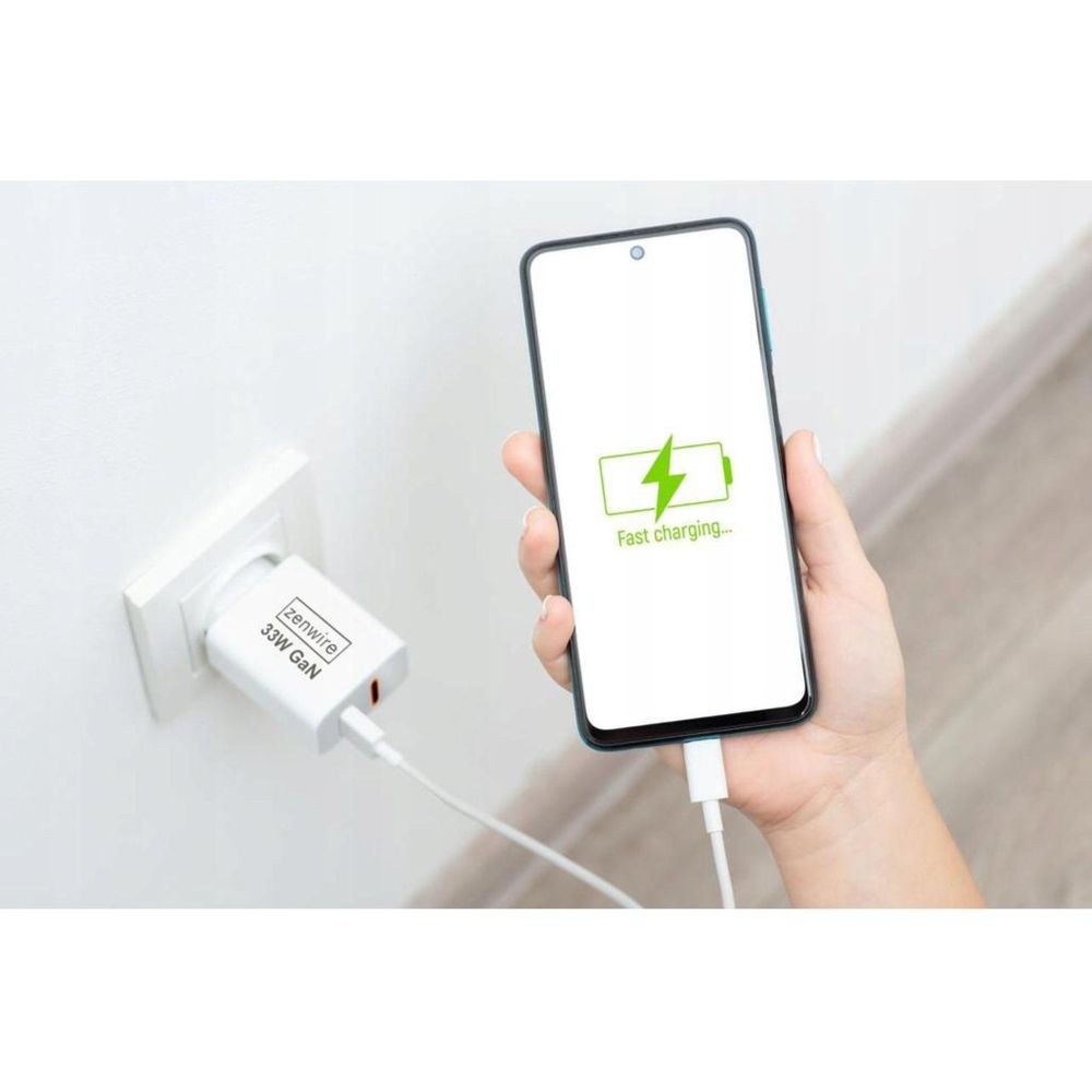 Szybka ładowarka - Zasilacz - Wtyczka ładowarki - Gan Iii 33 W - Zasilacz do iPhone Samsung