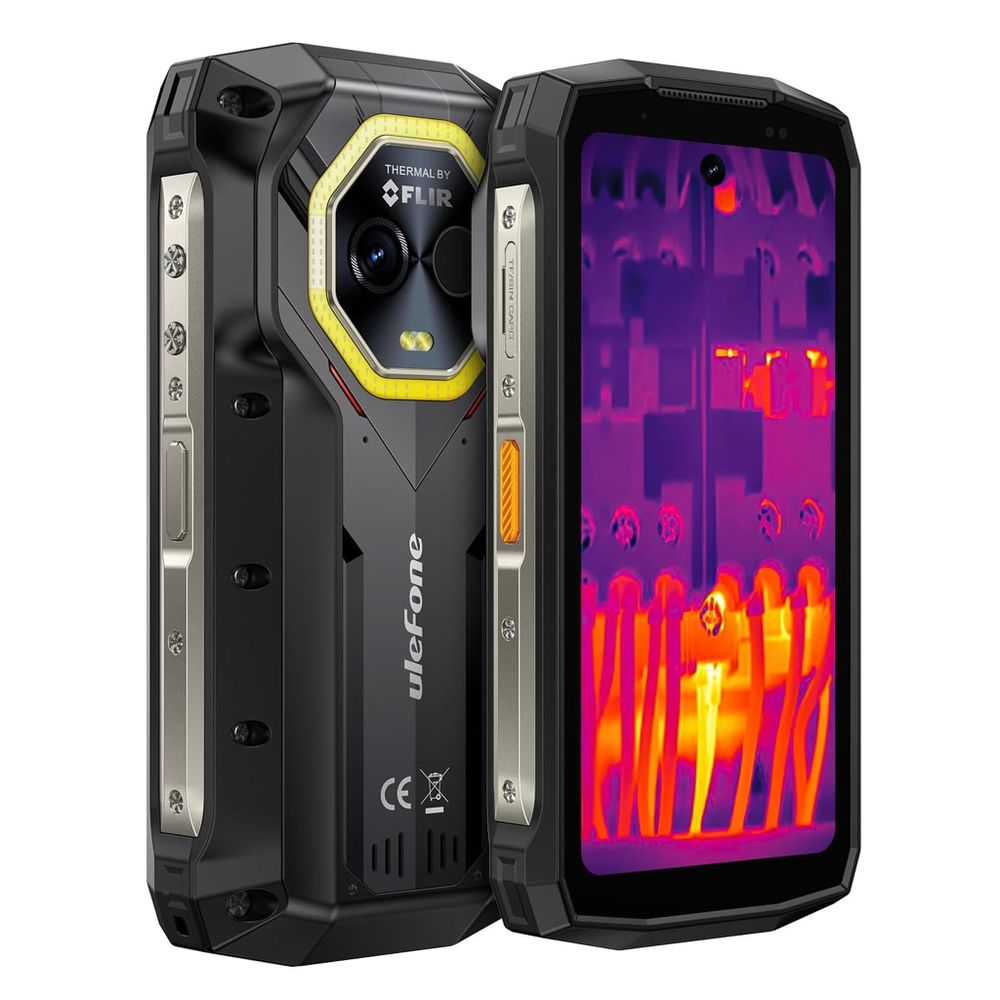 Ulefone Armor 27T Pro+ Outdoor Smartphone 5G Android 15 Handy 24GB+256GB/SD-2TB 10600mAh/33W, 6.78'' FHD+ 120Hz mit Wärmebildkamera, 64MP/GPS/NFC/OTG
