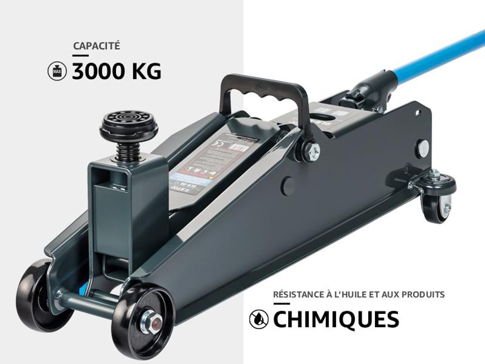 STIX OLN-06 : Crics hydrauliques pour véhicules utilitaires et SUV, capacité de 3 tonnes, hauteur de levage de 200 à 535 mm