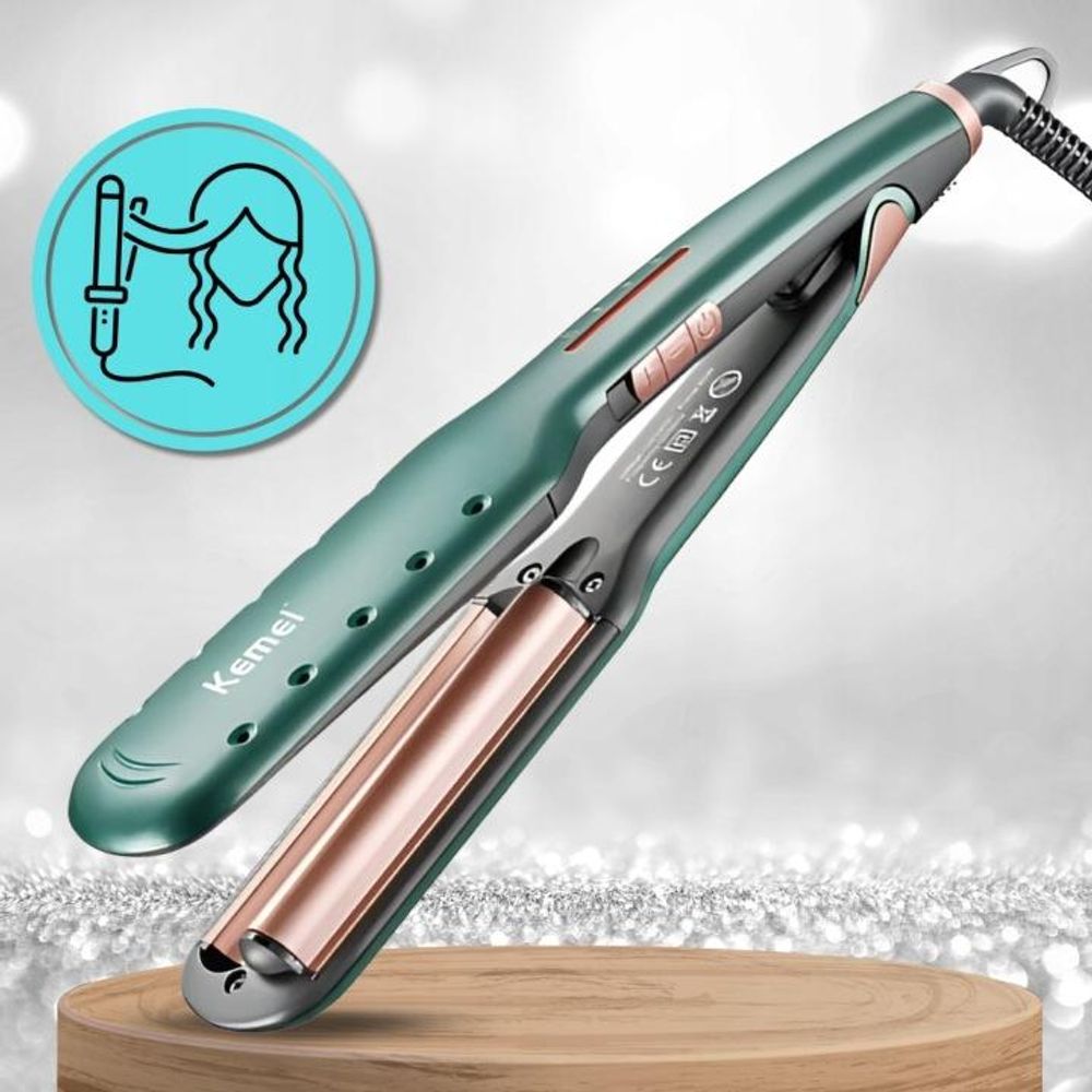 Haarlockenstab Kemei Keramik Welleneisen Welleneisen 60W Tpc 130-220 °C