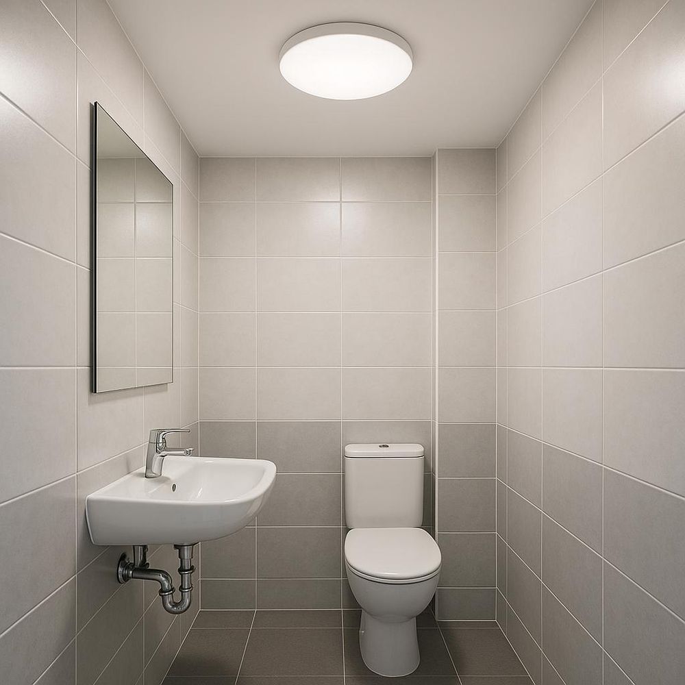 MasterLED LED Deckenleuchte 18W 1260lm Neutralweiß IP44 Rund Deckenlampe Badleuchte Flach