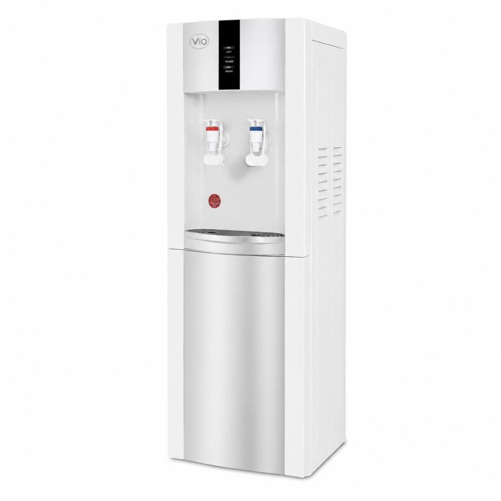 Wasserautomat ViO X172-FEC, weiß-grau, elektronische Kühlung, mit Schrank