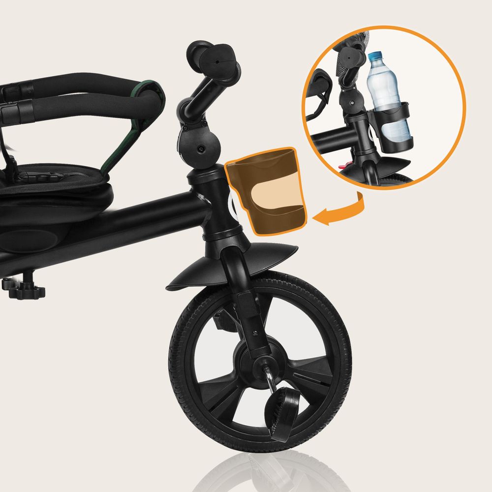 Lionelo Haari Dreirad Kinderdreirad Kinder Lenkstange Fahrrad Baby Kinderwagen Green