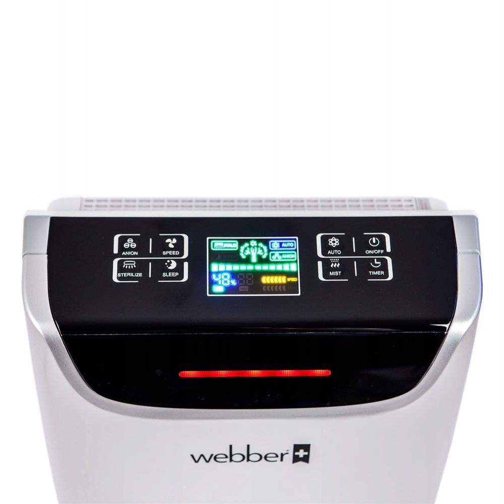 Webber AP9405 HEPA 13 Luftreiniger und Luftbefeuchter mit Luftbefeuchter