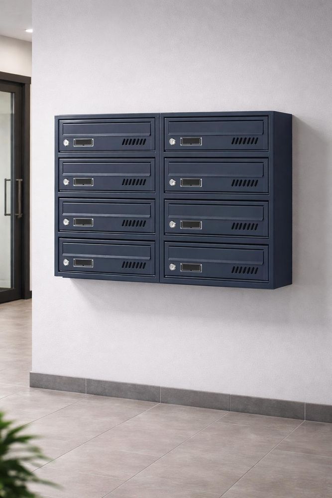 6 fach Briefkastenanlage