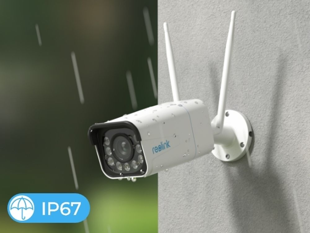 Reolink RLC-811WA, 4K 8MP Überwachungskamera Außen, 2,4/5 GHz WiFi 6, 5X optischer Zoom, Farbige Nachtsicht, Intelligente Erkennung