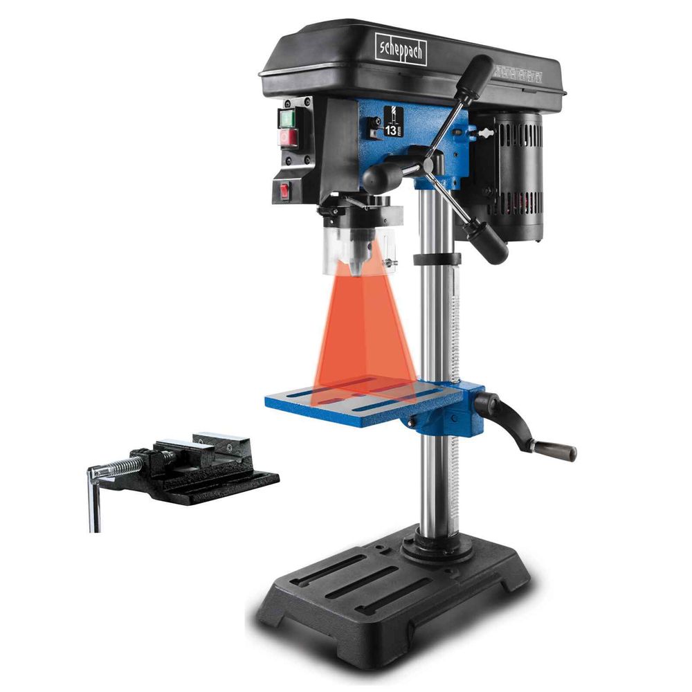Das Bild zeigt die Scheppach Tischbohrmaschine DP16SL.