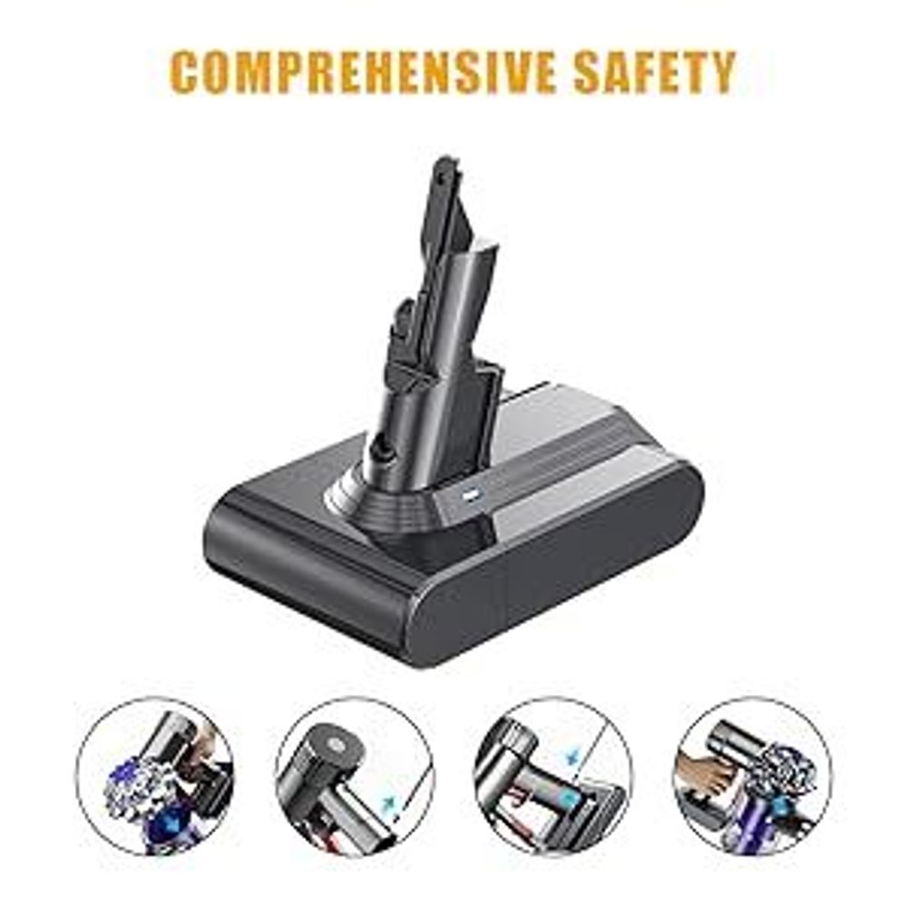 STANEW 21.6 V, 4600mAh Li-ion Akku Ersatzakku für Dyson V7 SV11 Staubsauger, Ersatzakku für Dyson Akku V7,Motorhead Pro, Animal, Trigger, Fluffy