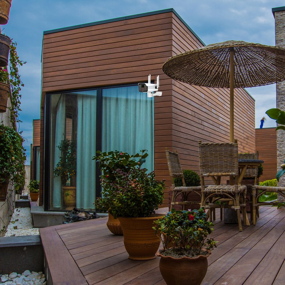 Überwachungskamera Outdoor WLAN IP Kamera Aussen 1080P Full HD WiFi Wasserdicht Bewegungserkennung zu 30m  2.4GHz IP66 Retoo