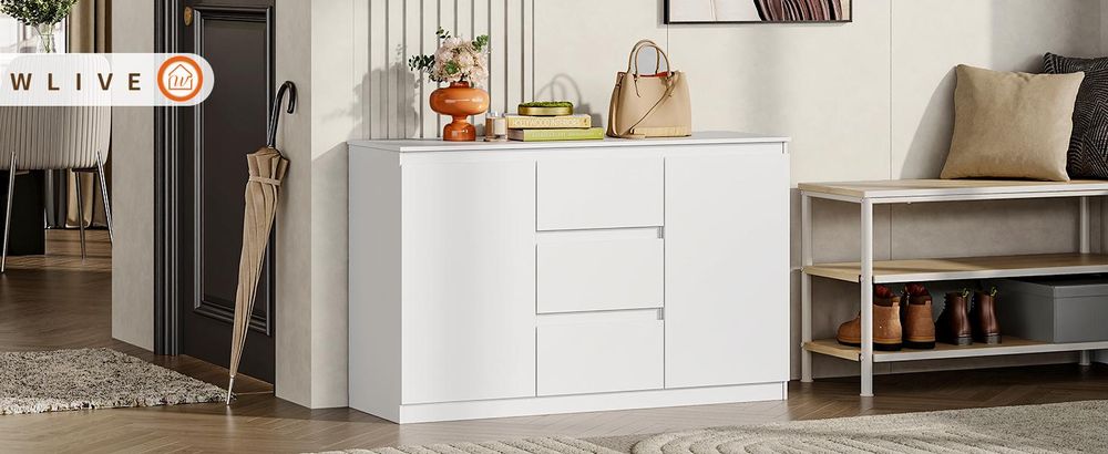 Wlive – Neue Kommode mit fünf Schubladen Skandinavisches Design für ein aufgeräumtes Zuhause