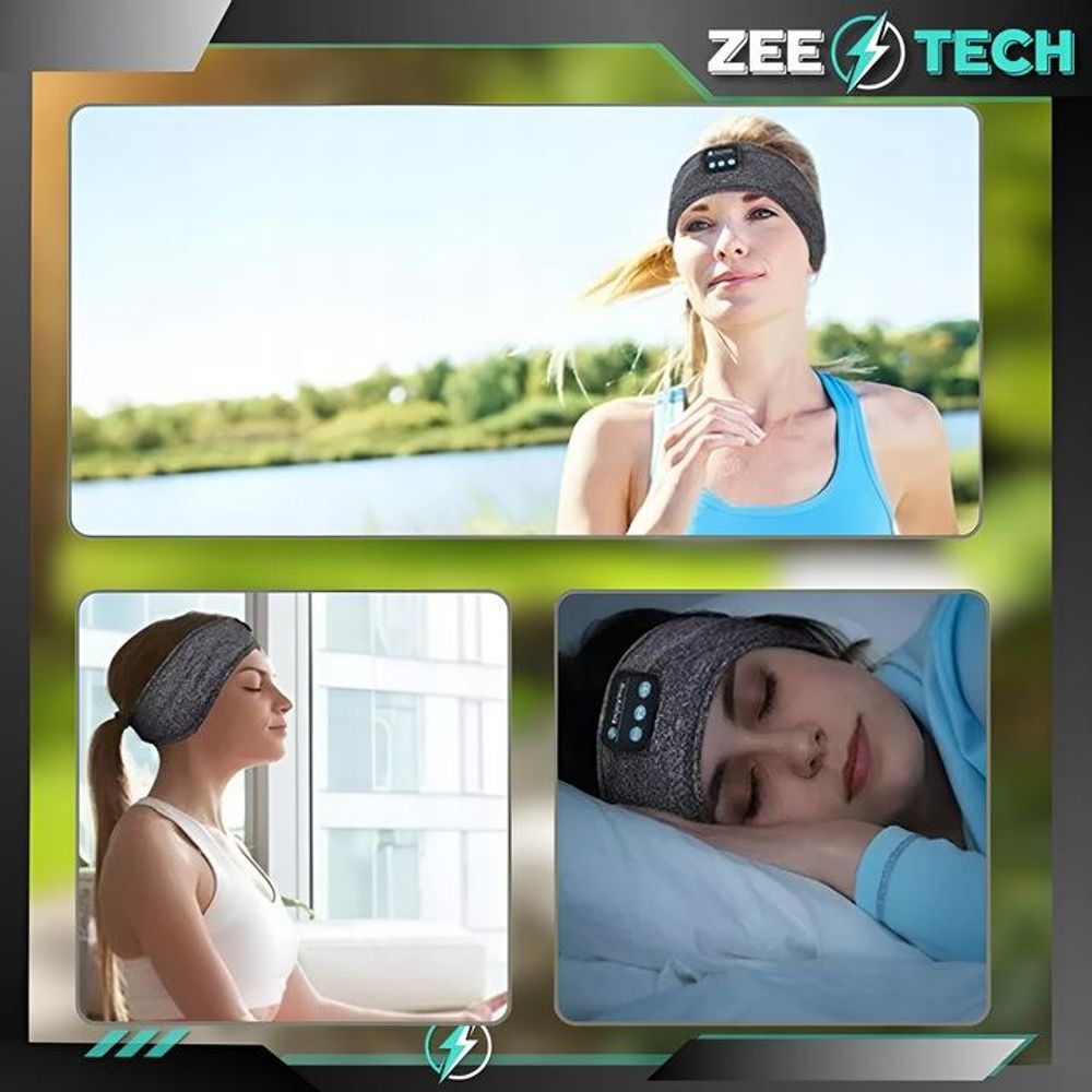 Bluetooth-Stirnband zum Laufen und Schlafen – für Ohren und Augen, sportlich, für Gespräche