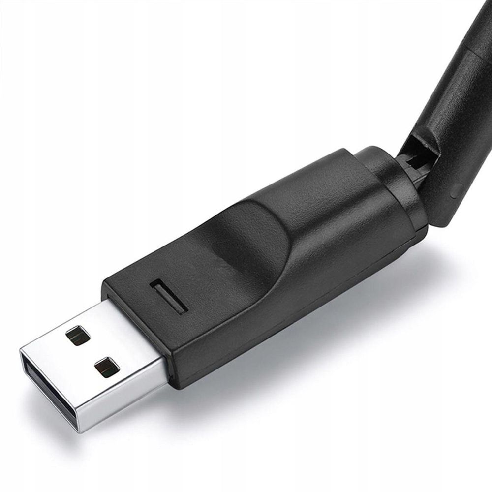 Karta sieciowa - adapter WLAN - USB - antena WLAN - do dekodera tunera - DVB-T2 - HEVC