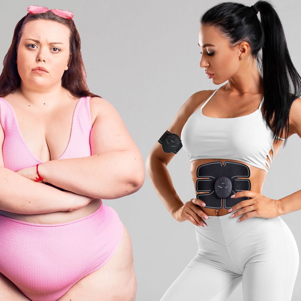 EMS Bauchtrainer Trainingsgerät Muskelstimulator Bauchmuskeltrainer elektrisch für Damen Herren Trainingsmaschine für zuhause Retoo