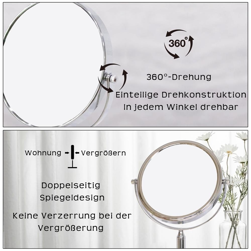 Kosmetikspiegel 10Fach Vergröß – Einsatz