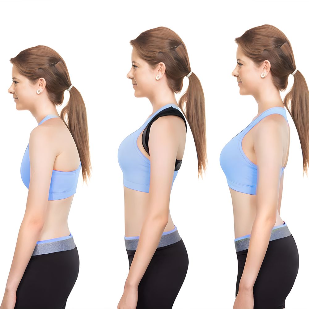 Orthopädischer Haltungskorrektor – Rückenkorrektor für gesunde Haltung und Schmerzlinderung, ergonomisches Design, Verstellbar für Herren Damen Retoo