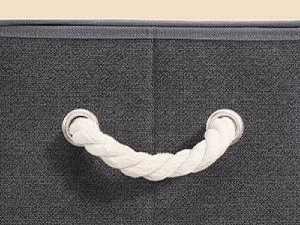 SONGMICS Aufbewahrungsbox mit Deckel, klappbar, 3er Set, 50 x 30 x 30 cm
