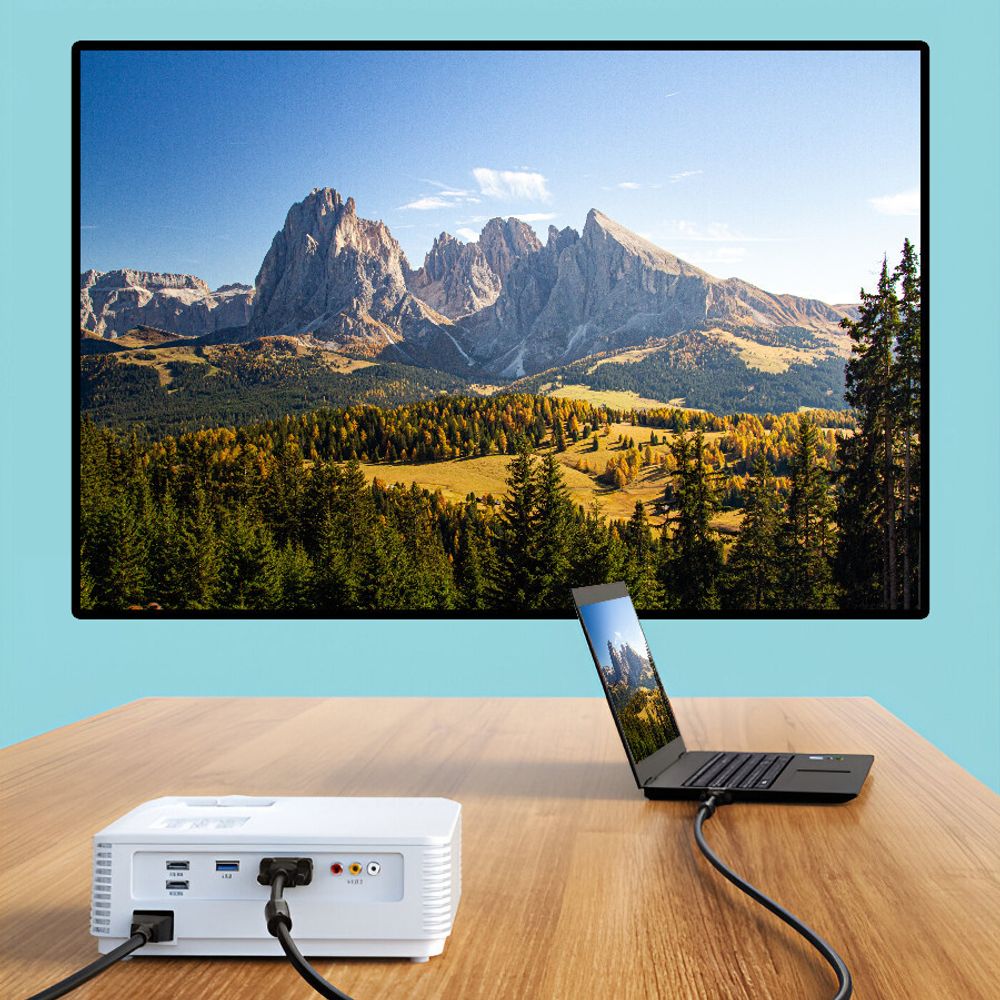 Full HD DVI zu VGA Kabel Monitorkabel Videokabel mit vergoldeten Anschlüssen Auflösung bis 1080p 140cm für Monitore PCs Notebooks Fernseher LCD Retoo