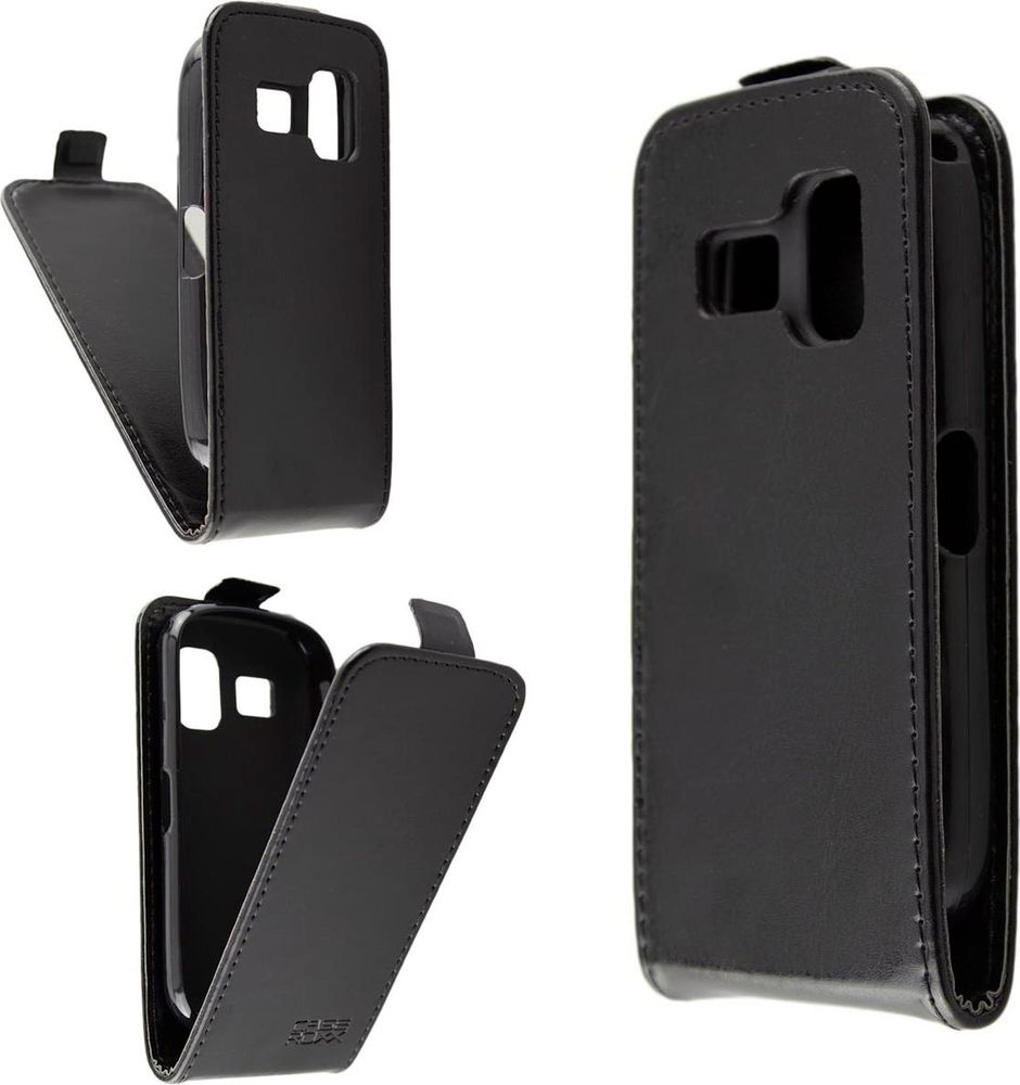 caseroxx Schutz Tasche Hülle Flip Cover kompatibel mit Artfone CS182/188, Smartphone Tasche Flip Cover in schwarz