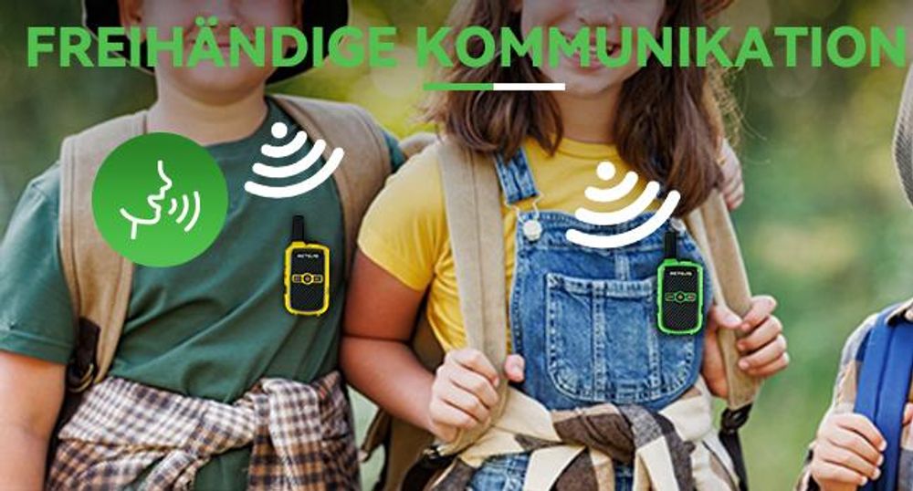 Retevis RT15 Walkie Talkie Kinder, PMR446 Funkgeräte, Freisprech VOX, Mini, 1000 mAh Li-Ionen-Akku, für Campingspiele, Schule, Hausspiele, Urlaub