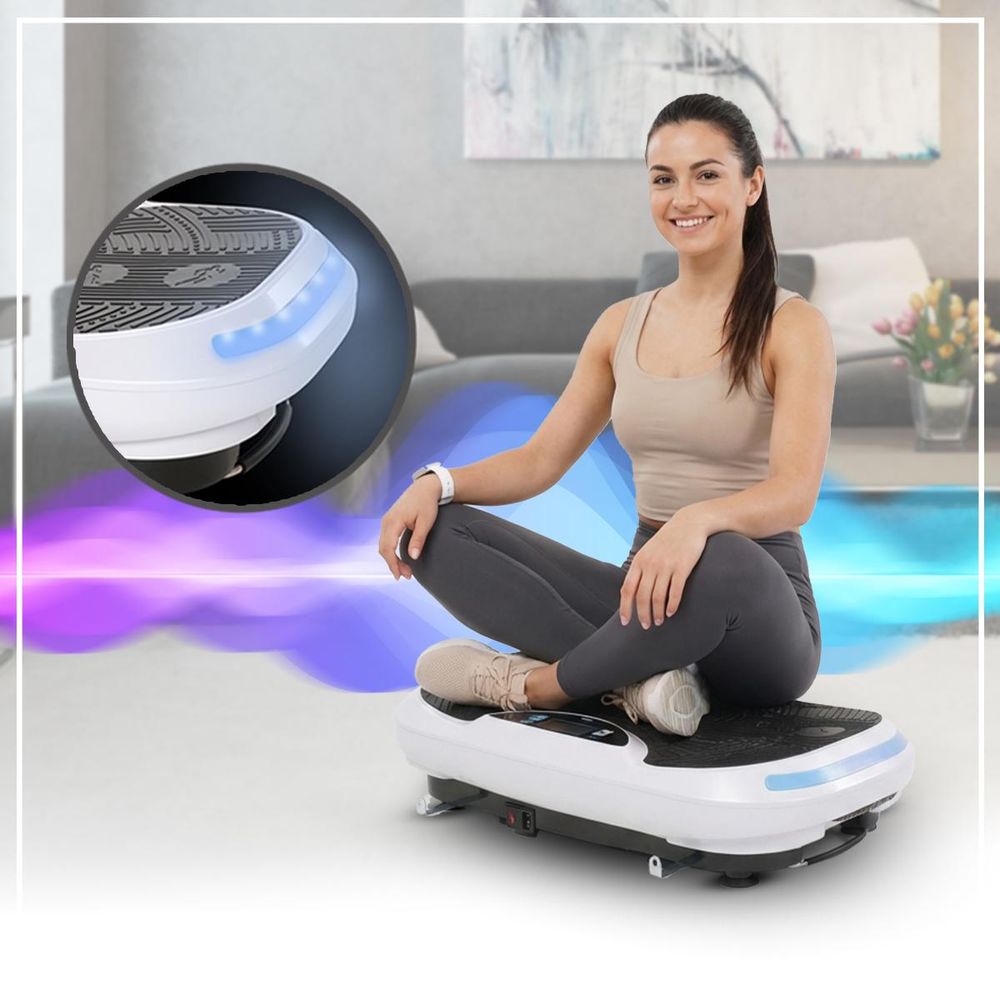 fitnessgerät mit vibration Nettlife Vibrationsplatte bis 150kg 9 Automatik Programme  Ganzkörpertraining, Power Plate, Vibrationsboard main image 0