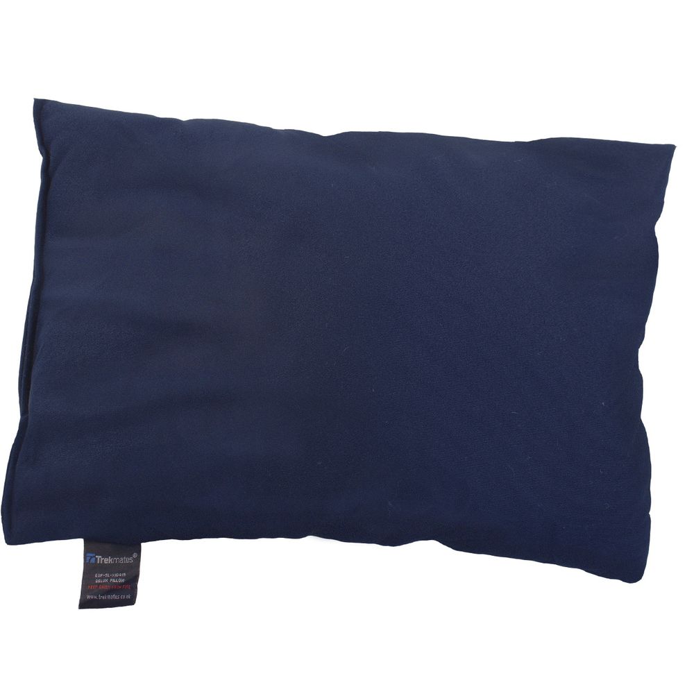 TREKMATES Deluxe-Kissen mit Füllung 40x30 cm, blau