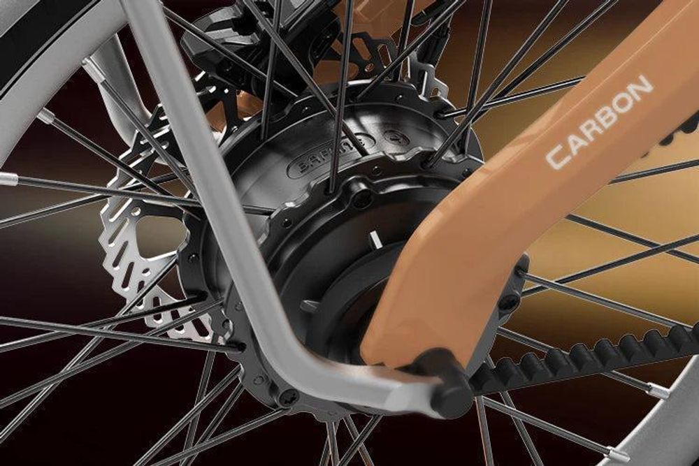 ADO E-Bike Air Carbon, elektrické kolo, skládací kolo, dámské/pánské elektrokolo, kolo, skládací kolo. Pohon řemenem, IPS LCD displej, GPS, aplikace ADO, 250W