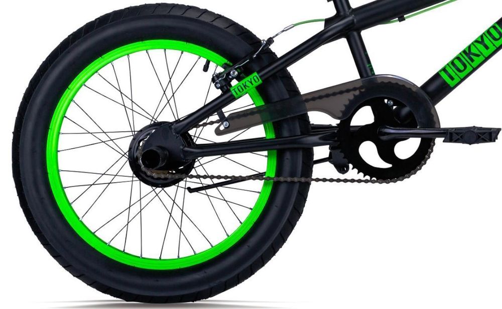 Bergsteiger Tokyo 20 Zoll BMX, Fatbike, 360° Rotor-System, Freestyle, 4 Stahl Pegs, Kettenschutz, Freilauf